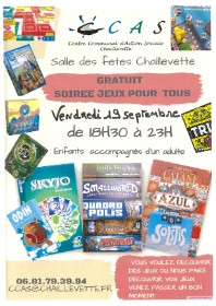 CCAS - SOIRÉE JEUX 