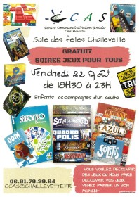 CCAS - SOIRÉE JEUX 