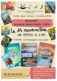 CCAS - SOIRÉE JEUX 